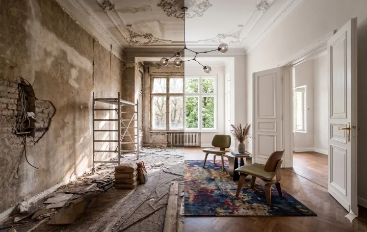 Rénovation complète d'une maison de particulier par ADM Construction